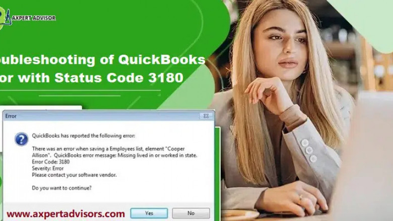 How to Fix QuickBooks Status Code 3180 Error?