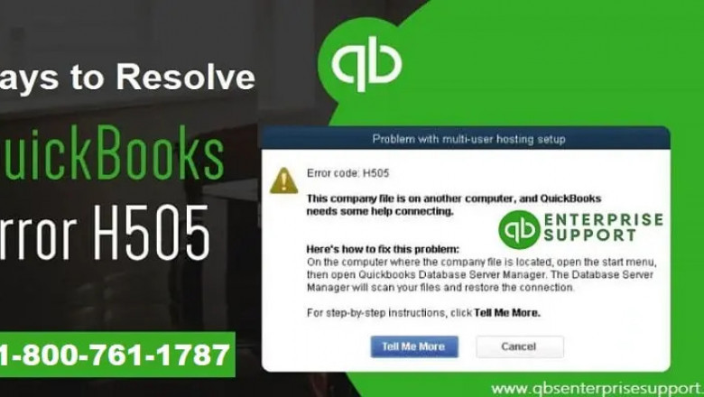 QuickBooks error code H505: Major causes