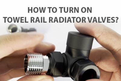 How To Turn On Towel Rail Radiator Valves?