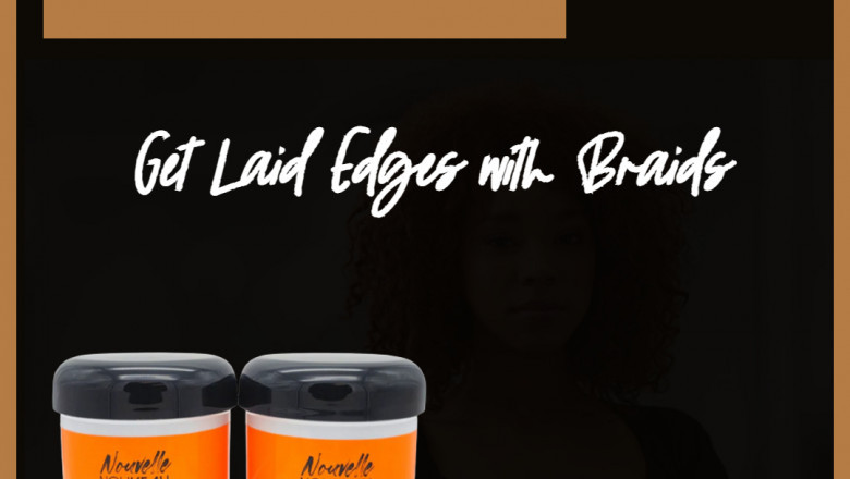 Nouvelle Nouveau - Laid Edges with Braids is Simple with "Stay Laid" Gel!!