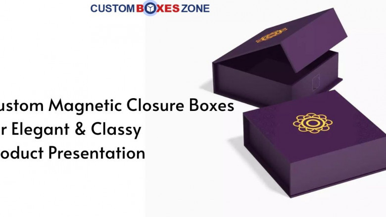 Custom Magnetic Closure Boxes for Elegant & Classy Product Presentation