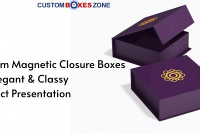 Custom Magnetic Closure Boxes for Elegant & Classy Product Presentation