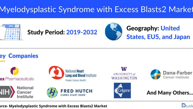 Myelodysplastic Syndrome with Excess Blasts2 Market is expected to show positive growth, during the forecast period of 2019 to 2032, DelveInsight