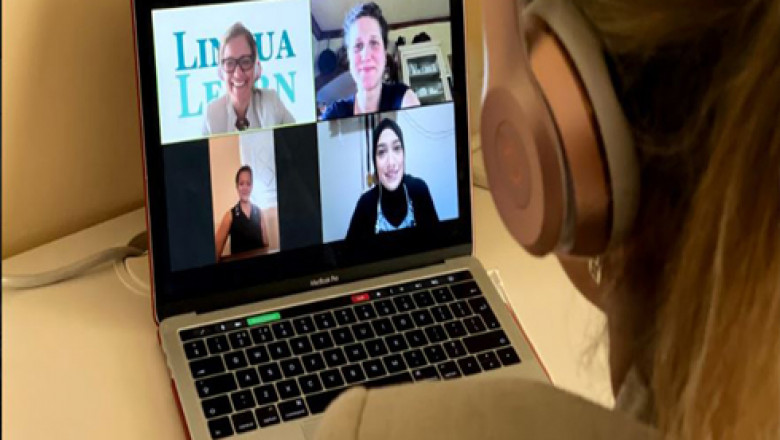 Virtual language learning platform in Asia