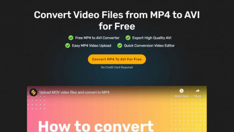 Convert Video Files from MP4 to AVI with Free mp4 video converter