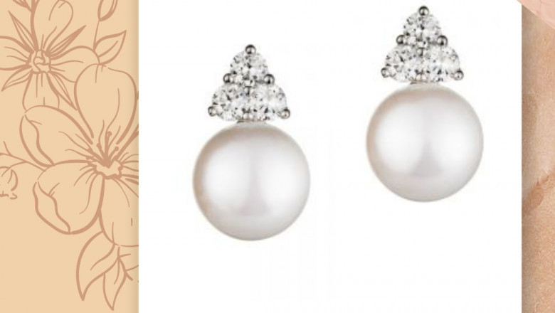 Buy Best Silver Pearl Earrings at best prices from Niche Jewellery