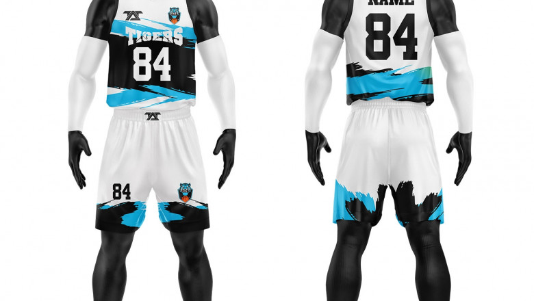 Sublimated basket team uniforms with full customization