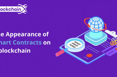The appearance of smart contracts on a blockchain