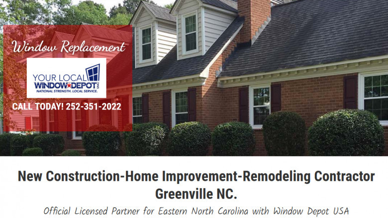 Window replacement company Greenville NC dealing special work