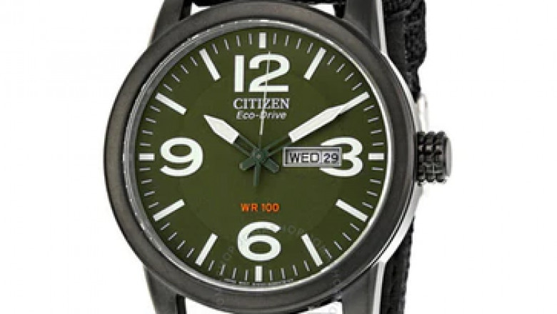 The best sport and fitness watches: Citizen Men's Green Dial Japanese Quartz watches