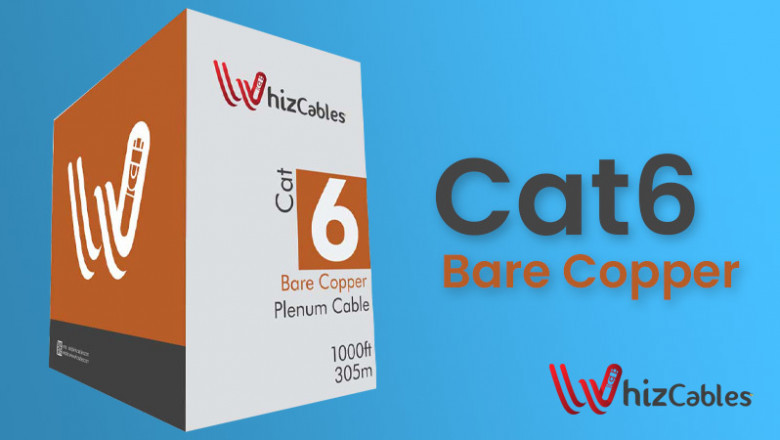 Cat6 Plenum Pure Copper Ethernet Cable