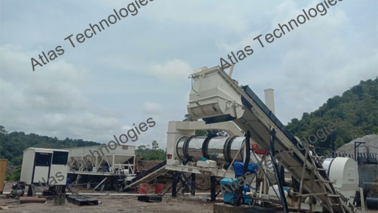Counter Flow Asphalt Drum Mix Plant Manufacturer and Exporter – Atlas