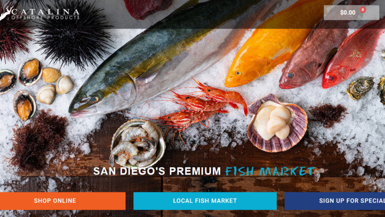 Only place with total facility to buy seafood online