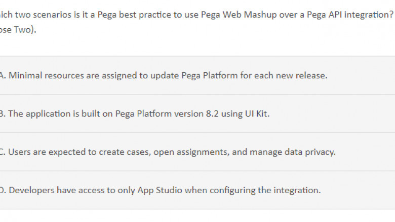 Pegasystems PEGAPCSSA87V1 study guides