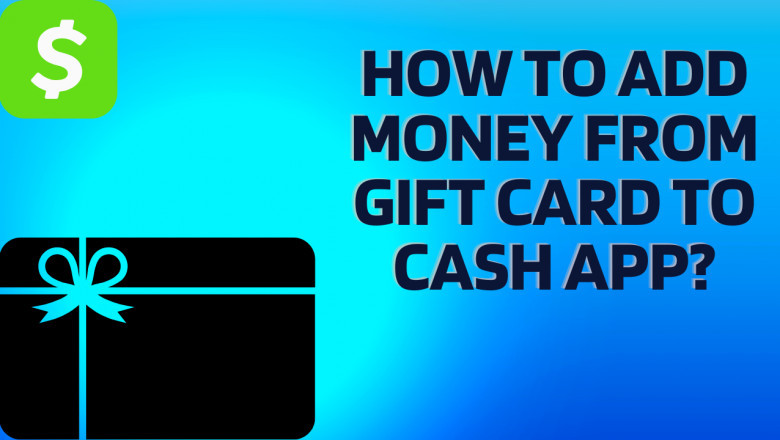 Can I Add a Gift Card to Cash App? Send money from gift card to Cash App