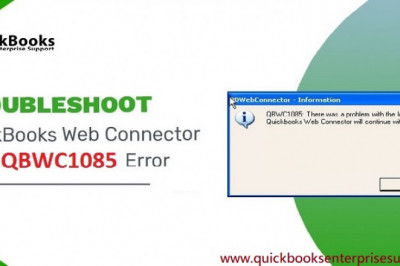 QuickBooks web connector error QBWC1085