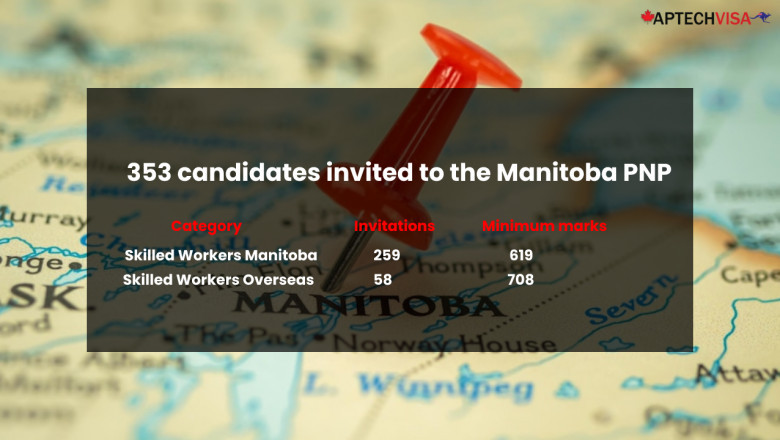 353 Candidates invited to the Manitoba PNP - Aptech Visa
