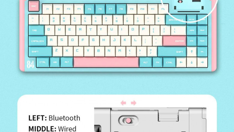 Pink Mechanical Keyboard