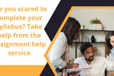 Are you scared to complete your syllabus? Take help from the Assignment help service
