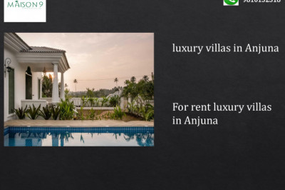 For rent luxury villas in Anjuna