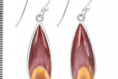 Gemstone Mookaite Earring With Handmade Latest Design For Girls At Wholesale Price