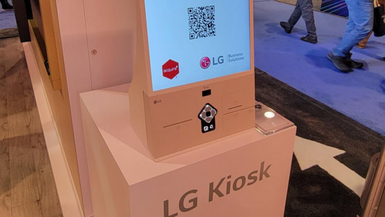 Infocomm 2022 Recap: LG Business Solutions Introduced its new 27” Kiosk Utilizing Acquire Digital’s QSR Software