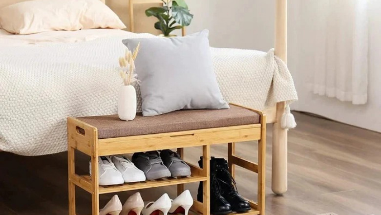 Shoe Rack Designs, Shoe Rack Wooden Design, Wooden Shoe Rack Designs For Home, Modern Shoe Rack Design | Furniture Online