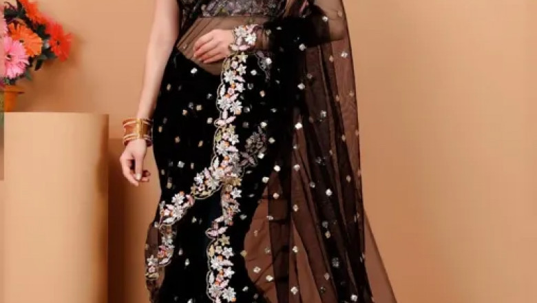 The Beautiful Party Wear saree >>> shivanshmall.in