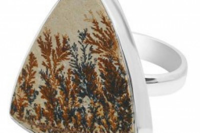 Buy Real Beautiful Psilomelane Dendrite Ring With 925 Sterling Silver For People
