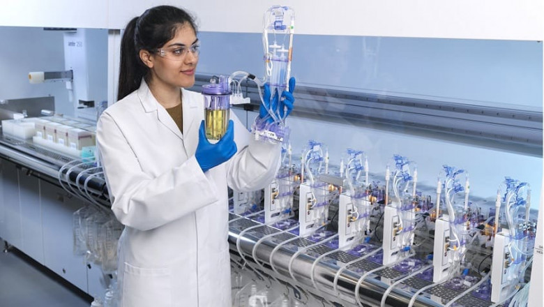 Cylindrical bioreactors range in size from liters to cubic meters.