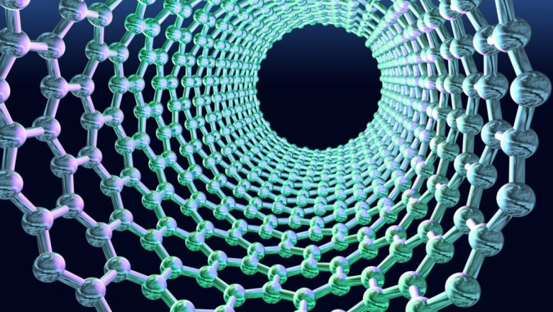 The graphene nanocomposites are another form of carbon, along with diamonds and carbon nanotubes.