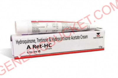 A Ret HC Cream (Hydroquinone 2% / Tretinoin 0.05% / Hydrocortisone 1% ) 15gm