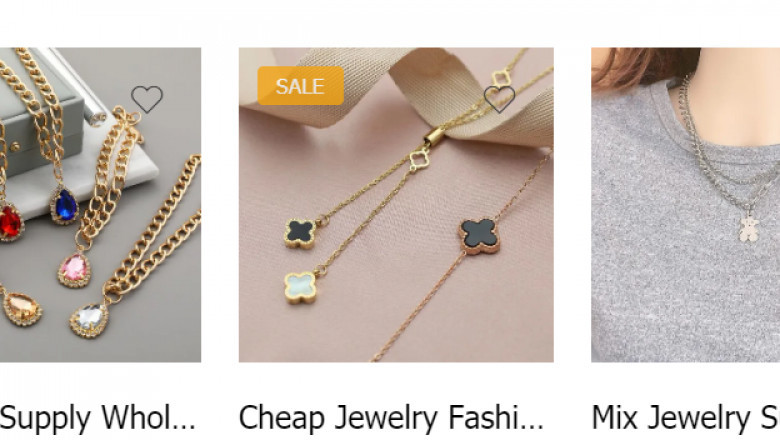 A new sale model in the wholesale market---jewelry sold by kilo