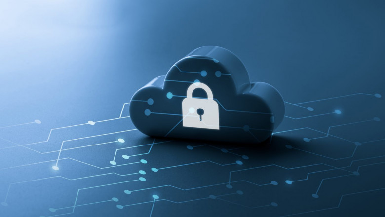Data is encrypted before being saved in the cloud using cloud encryption