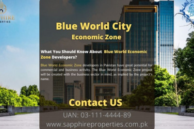 Blue World City Economic Zone Is Modern housing- Sapphire Properties