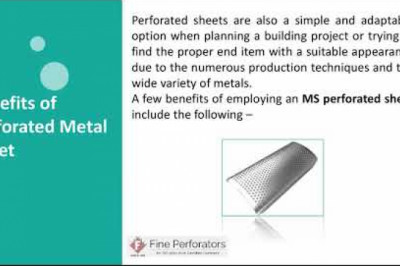 Benefits of Perforated Metal Sheet