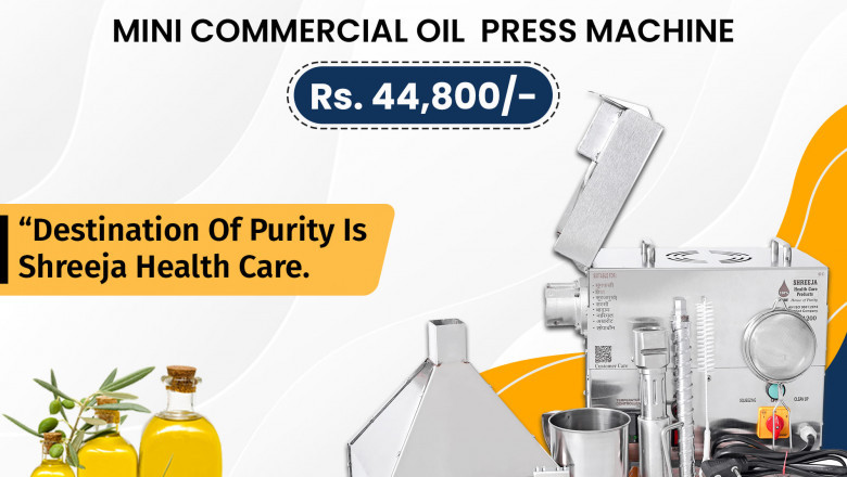 Mini Commercial Oil Press Machine - Shreeja Health Care Products