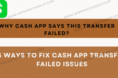 What do I do when my Cash App transfer failed to send money?