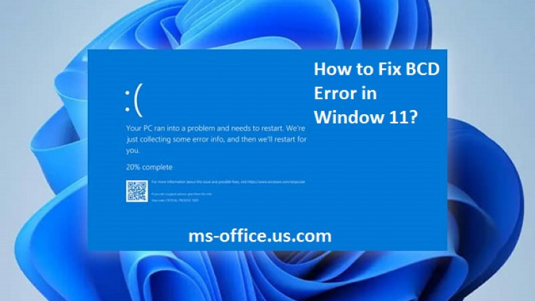 Method to Fix BCD Error in Window 11:
