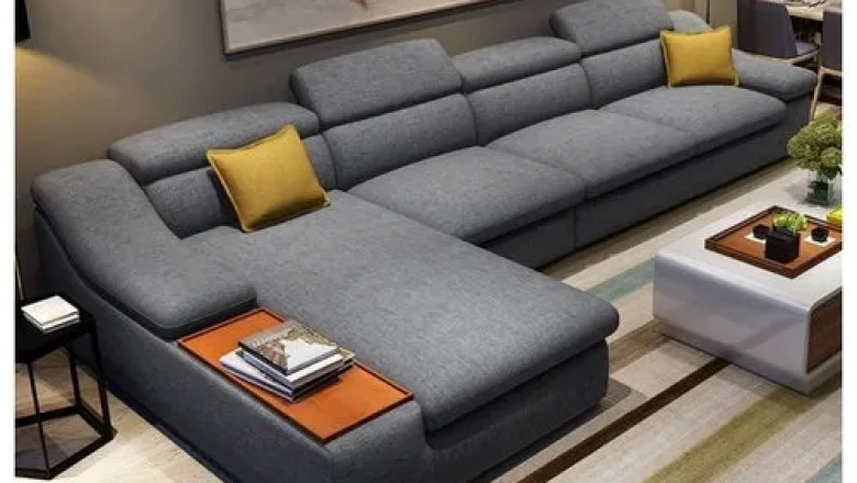 Grey Sofa, Grey Sofa Living Room, Grey Sofa Set, Grey Colour Sofa, Grey Colour Sofa Set Dark Grey Sofa | Furniture Online