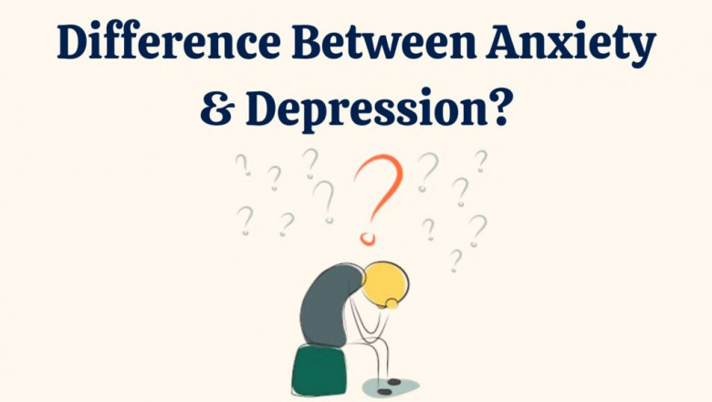 What is the difference between anxiety and depression?
