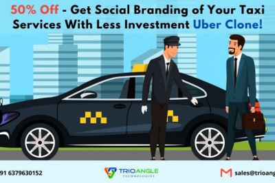 50% Off - Get Social Branding of Your Taxi Services With Less Investment Uber Clone!