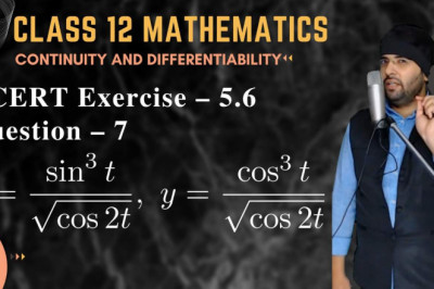 Continuity and Differentiability Class 12 Maths Exercise 5.6 Question 7