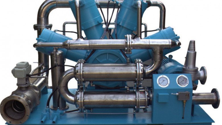 In order to increase the pressure in a system, a booster compressor is used