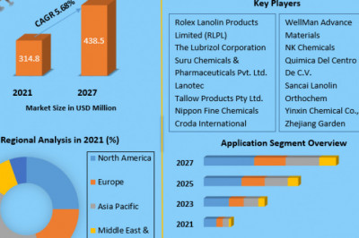 Lanolin Market Size, Share, Trends, Analysis, Competition, Growth Rate, and Forecast 2027.