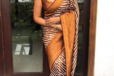 Trendy Partry Wear saree [For more info: 7737329741]