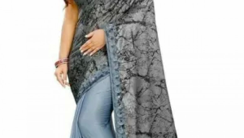 The trendy ruffle saree >>>shivanshmall.in