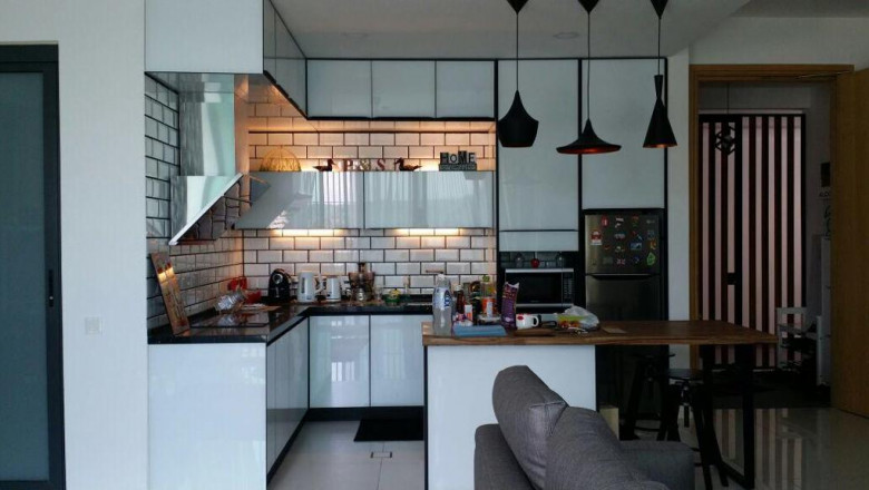Aluminium Kitchen Cabinet - Ampquartz