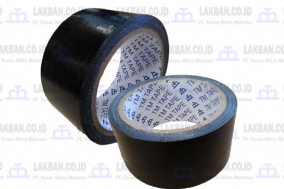 Jual Cloth Tape/Lakban Kain/Lakban Hitam Besar TM Tape Harga Terbaru Tunas Mitra Makmur Tangerang