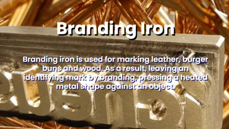 Metal Plate - Custom Electric Wood Branding Iron Creative